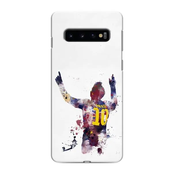 Чехол с принтом «Messi Barca» для Samsung Galaxy S10