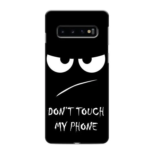 Чохол з принтом «Dont Touch» для Samsung Galaxy S10