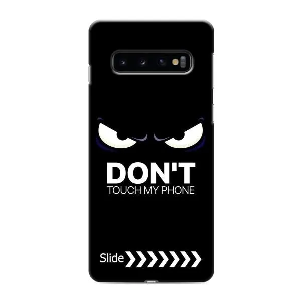 Чохол з принтом «Не чипай телефон» для Samsung Galaxy S10