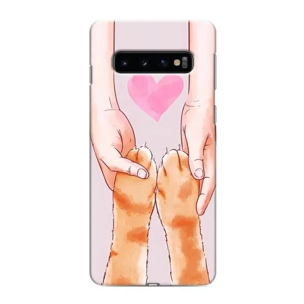 Чехол с принтом «Любовь к котикам» для Samsung Galaxy S10