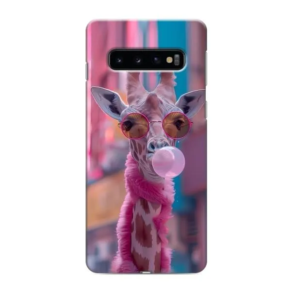Чехол с принтом «Стильный жирав» для Samsung Galaxy S10