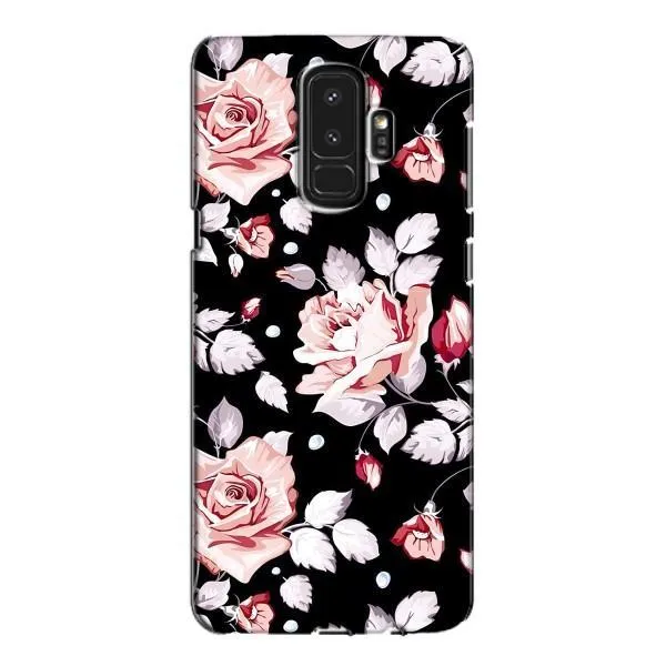 Чохол з принтом «Квіти на чорному» для Samsung Galaxy S9 Plus (G965) Чохол з принтом «Квіти на чорному» для Samsung Galaxy S9 Plus (G965)