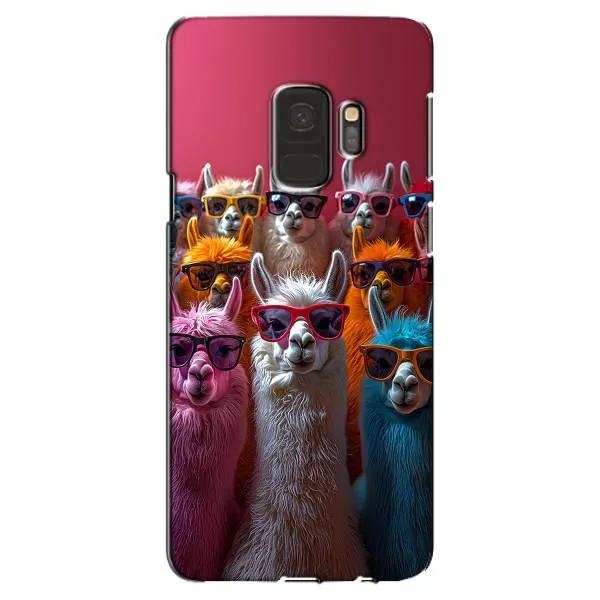 Чохол з принтом «Лами в окулярах» для Samsung Galaxy S9 (G960)