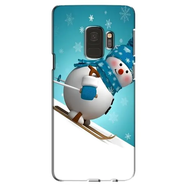 Чохол з принтом «Сніговик на лижах» для Samsung Galaxy S9 (G960)