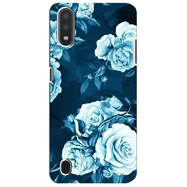 Чехол с принтом «Голубые Бутоны» для Samsung Galaxy M01 Core (A013F)