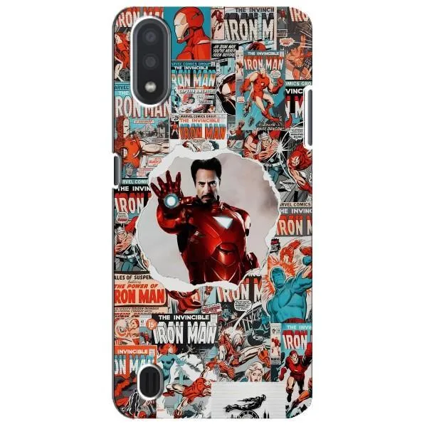 Чехол с принтом «Айронмен» для Samsung Galaxy M01 Core (A013F)