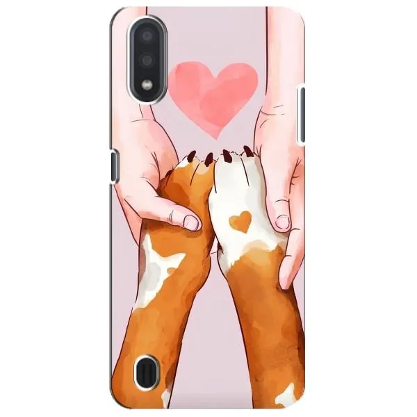 Чохол з принтом «Любовь до собак» для Samsung Galaxy M01 Core (A013F)