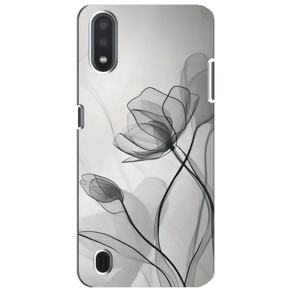 Чехол с принтом «Черные цветы» для Samsung Galaxy M01 Core (A013F) Чехол с принтом «Черные цветы» для Samsung Galaxy M01 Core (A013F)