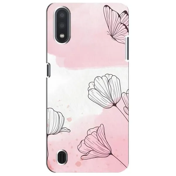 Чехол с принтом «Розовые цветы» для Samsung Galaxy M01 Core (A013F) Чехол с принтом «Розовые цветы» для Samsung Galaxy M01 Core (A013F)