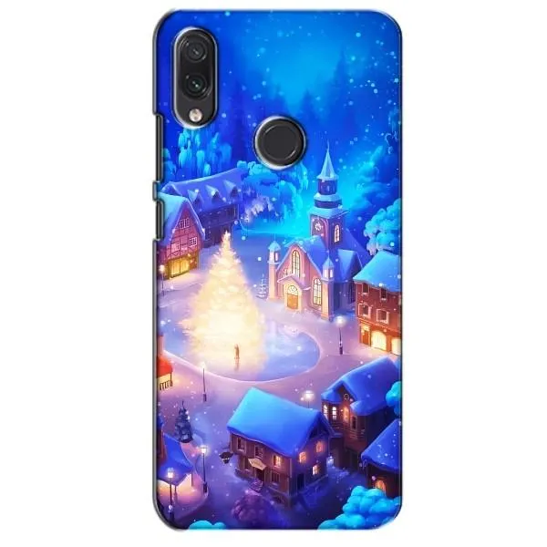 Чехол с принтом «Рождественский город» для Samsung Galaxy M01s