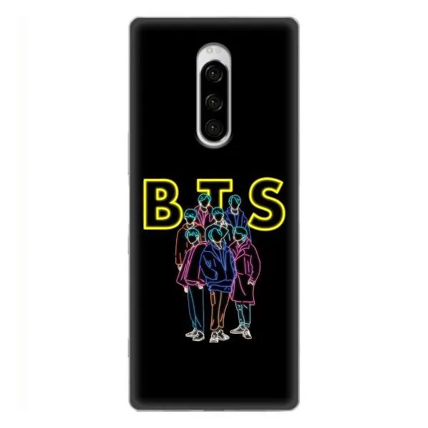 Чехол с принтом «BTS стайл» для Sony Xperia 1 Чехол с принтом «BTS стайл» для Sony Xperia 1