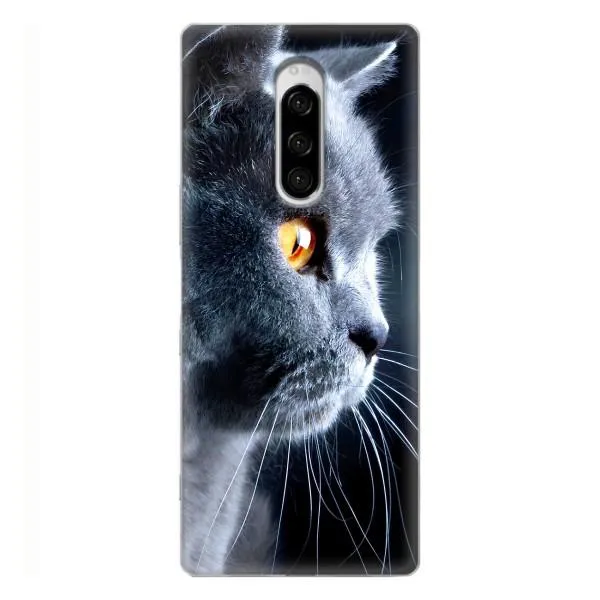 Чехол с принтом «Серый Кот» для Sony Xperia 1