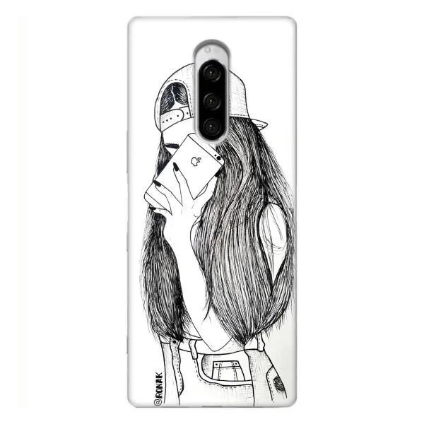 Чохол з принтом «Фото дівчини» для Sony Xperia 1 Чохол з принтом «Фото дівчини» для Sony Xperia 1