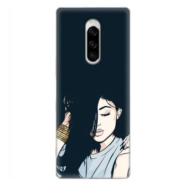 Чохол з принтом «Гарна дівчина» для Sony Xperia 1 Чохол з принтом «Гарна дівчина» для Sony Xperia 1