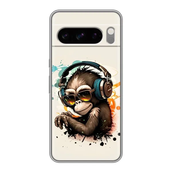 Чехол с принтом «Макака в наушниках» для Sony Xperia 10 VII
