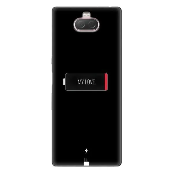 Чохол з принтом «Love battery» для Sony Xperia 10