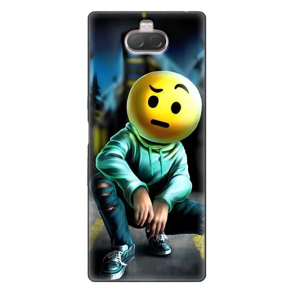 Чехол с принтом «Парень смайл» для Sony Xperia 10