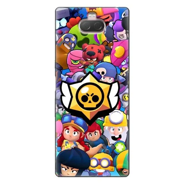 Чехол с принтом «Лого Brawl Stars» для Sony Xperia 10
