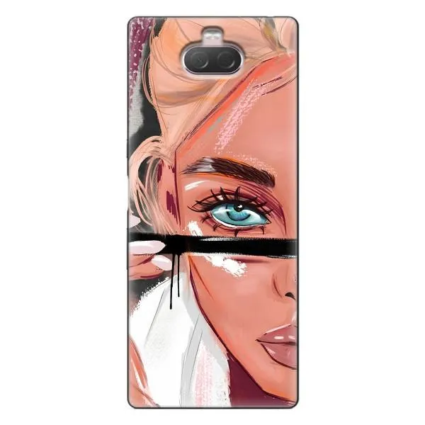 Чехол с принтом «Макияж» для Sony Xperia 10