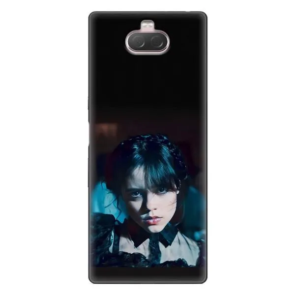 Чехол с принтом «взгляд Уэнздей» для Sony Xperia 10