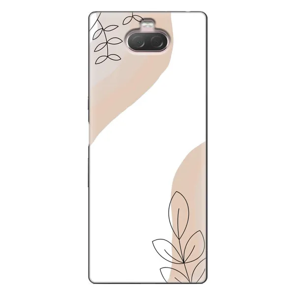 Чохол з принтом «Нюдова гілочка абстракція» для Sony Xperia 10 Чохол з принтом «Нюдова гілочка абстракція» для Sony Xperia 10