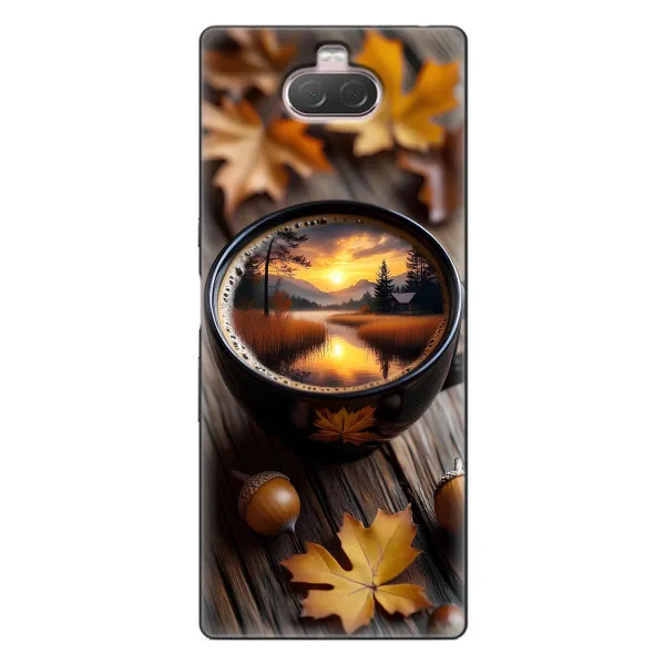 Чехол с принтом «Темный кофе» для Sony Xperia 10 Чехол с принтом «Темный кофе» для Sony Xperia 10