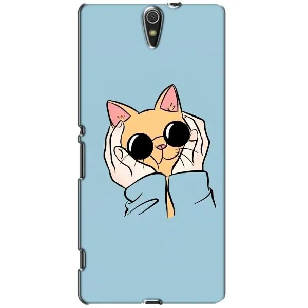 Чохол з принтом «Котик в окулярах» для Sony Xperia C5 Ultra (E5533, E5563, E5506, E5553)