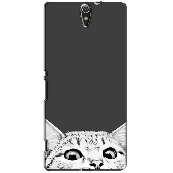 Чохол з принтом «Виглядає котик» для Sony Xperia C5 Ultra (E5533, E5563, E5506, E5553)