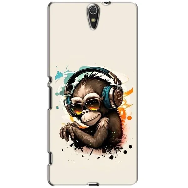 Чехол с принтом «Макака в наушниках» для Sony Xperia C5 Ultra (E5533, E5563, E5506, E5553)