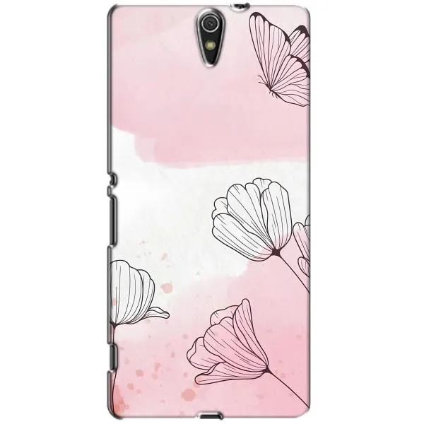 Чехол с принтом «Розовые цветы» для Sony Xperia C5 Ultra (E5533, E5563, E5506, E5553)