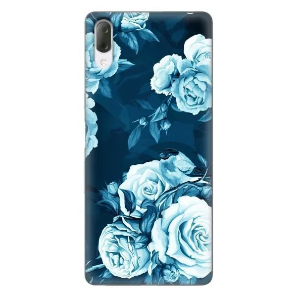 Чехол с принтом «Голубые Бутоны» для Sony Xperia L3