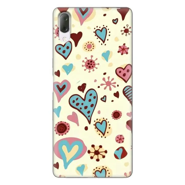 Чехол с принтом «Сердечки» для Sony Xperia L3
