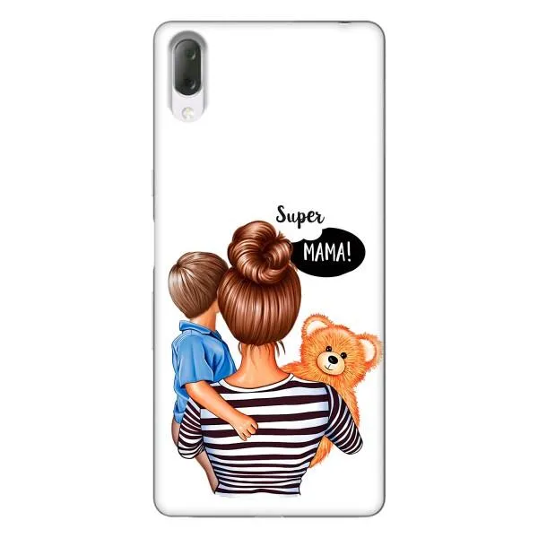 Чехол с принтом «Мама с сыном» для Sony Xperia L3