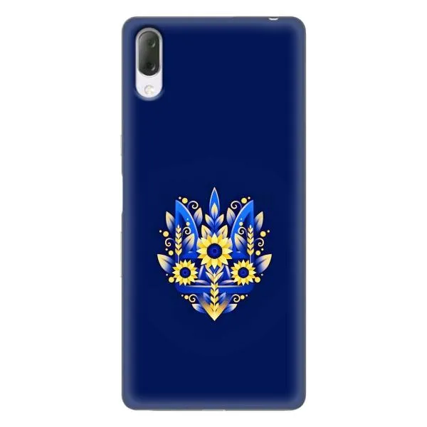 Чехол с принтом «Цветочный Герб» для Sony Xperia L3