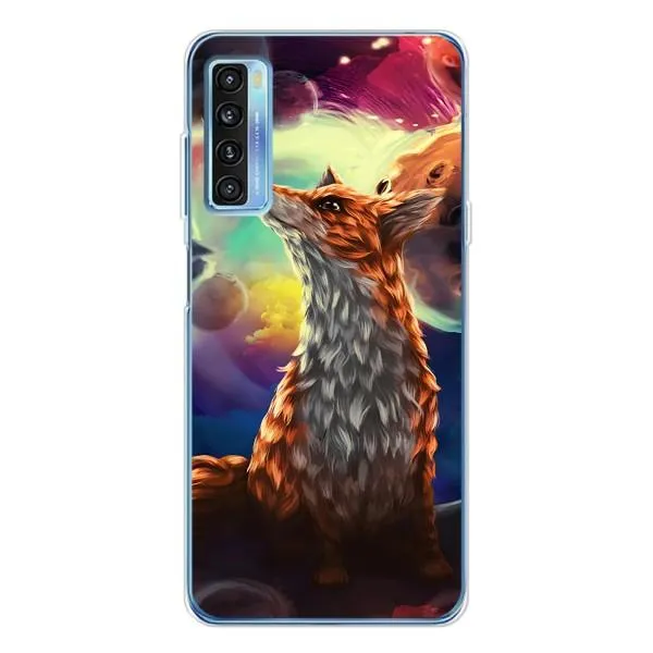 Чехол с принтом «Лисица в космосе» для TCL 20L Plus