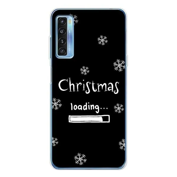 Чехол с принтом «Christmas loading» для TCL 20L Plus