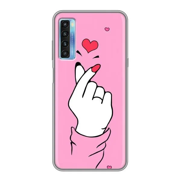 Чехол с принтом «Знак Love» для TCL 20L Чехол с принтом «Знак Love» для TCL 20L