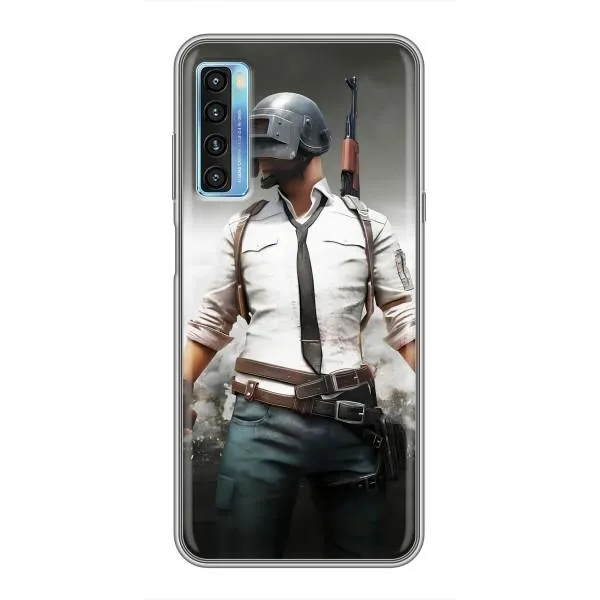 Чохол з принтом «Пабг мен» для TCL 20L