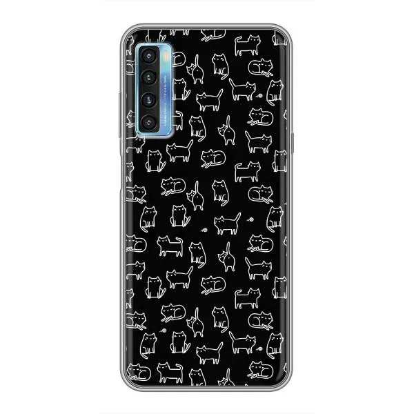 Чехол с принтом «Меленькие котики» для TCL 20L