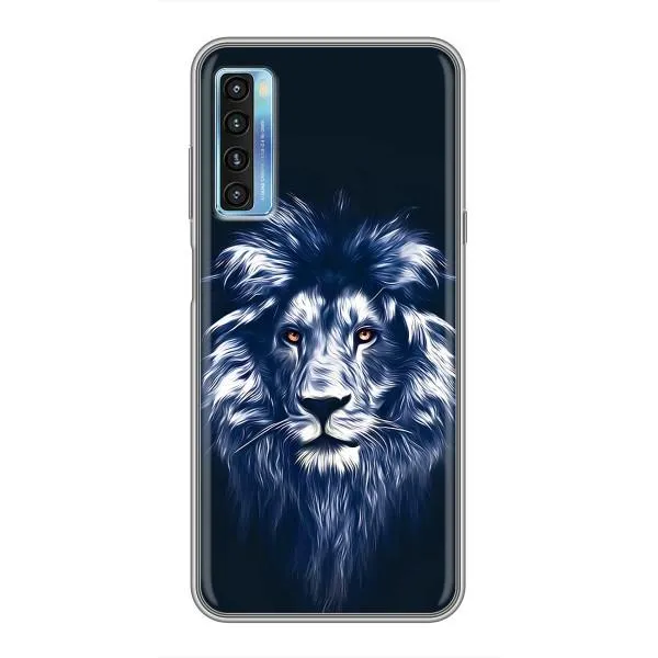 Чехол с принтом «Синий Лев» для TCL 20L Чехол с принтом «Синий Лев» для TCL 20L