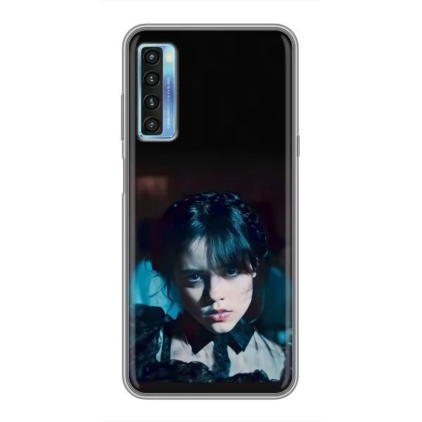 Чехол с принтом «взгляд Уэнздей» для TCL 20L