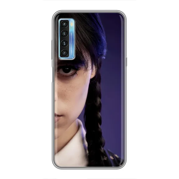Чехол с принтом «Загадочный взгляд Уэнздей» для TCL 20L