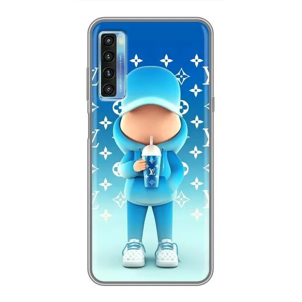 Чохол з принтом «Хлопець LV» для TCL 20L