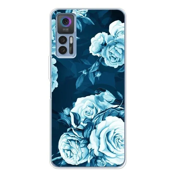 Чохол з принтом «Блактині бутони» для TCL 30 Plus