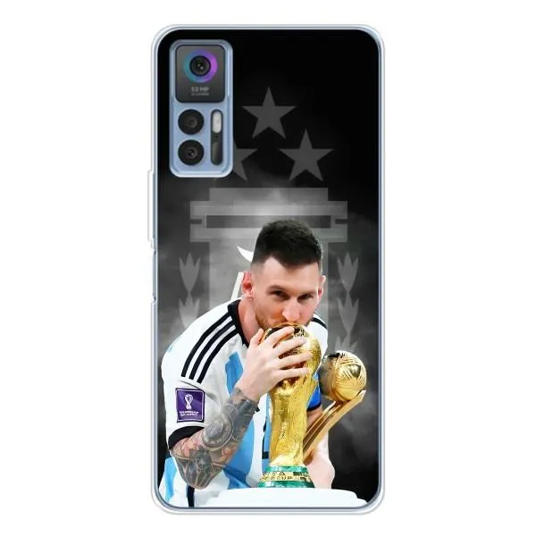 Чехол с принтом «Месси Чемпион» для TCL 30 Plus