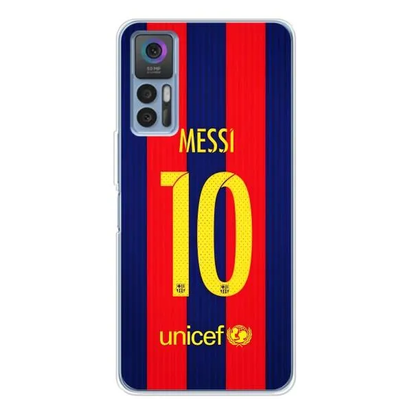 Чехол с принтом «Messi Barca 10» для TCL 30 Plus Чехол с принтом «Messi Barca 10» для TCL 30 Plus