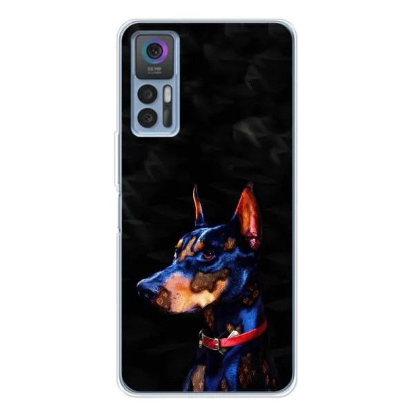 Чехол с принтом «Собака» для TCL 30 Plus