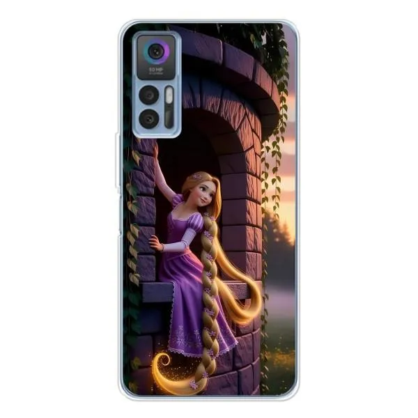 Чехол с принтом «Рапунцель на башне» для TCL 30 Plus Чехол с принтом «Рапунцель на башне» для TCL 30 Plus