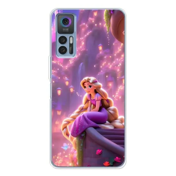 Чехол с принтом «Рапунцель в замке» для TCL 30 Plus Чехол с принтом «Рапунцель в замке» для TCL 30 Plus