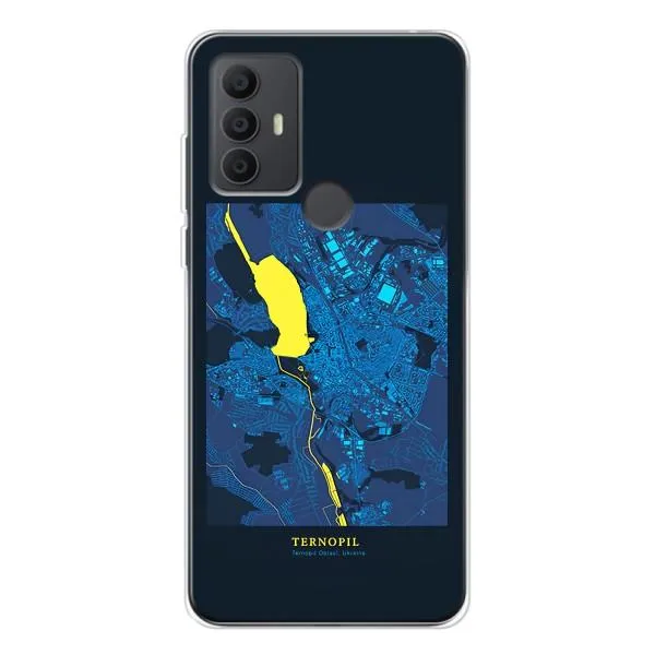Чехол с принтом «Тернополь» для TCL 30 SE